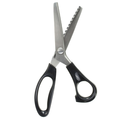 3MM 5MM 7MM Pinking Shears Arc-gear Scissors Sewing Craft Upholstery Tailor Zig Zag Tool 1