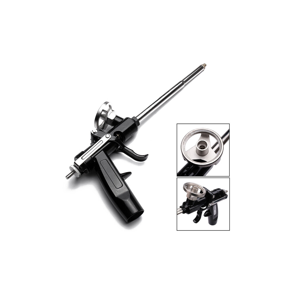 Pu Expanding Foam Gun Applicator Spray Application Cleaner Chrome 9352827021982