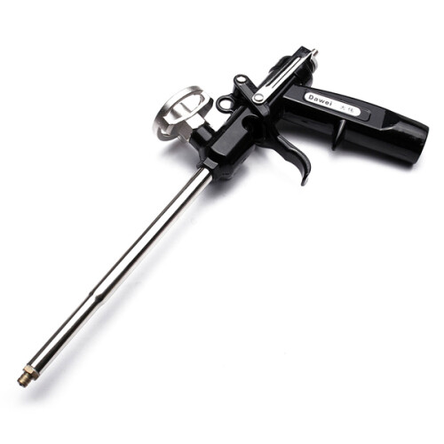 PU Expanding Foam Gun Applicator Spray Application Cleaner Chrome 2