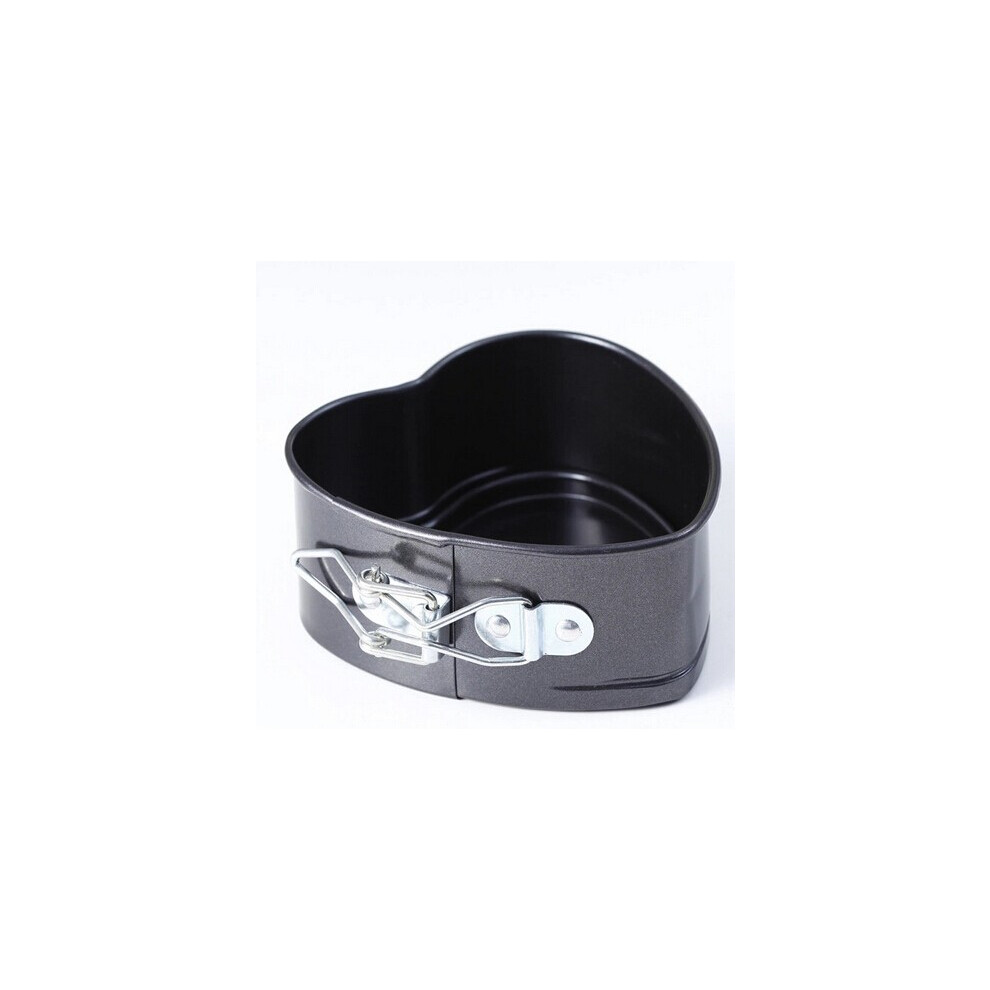 Non-Stick Stainless Steel Cake Pan Heart Shape Cheese Bread Jelly Pudding Muffin Mold Baking Tool