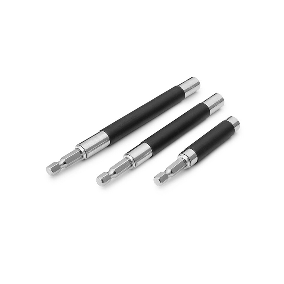 3Pcs 1/4 Inch Hex Magnetic 80/120/140Mm Screwdriver Bit Holder Socket Extension Bar 6901249116986