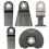 5-Piece Universal Oscillating Multitool Blade Set for Parkside/Workzone/Einhell/Challenge/AEG — Bi-Metal, Fine-Tooth & Flush-Cut Blades 1