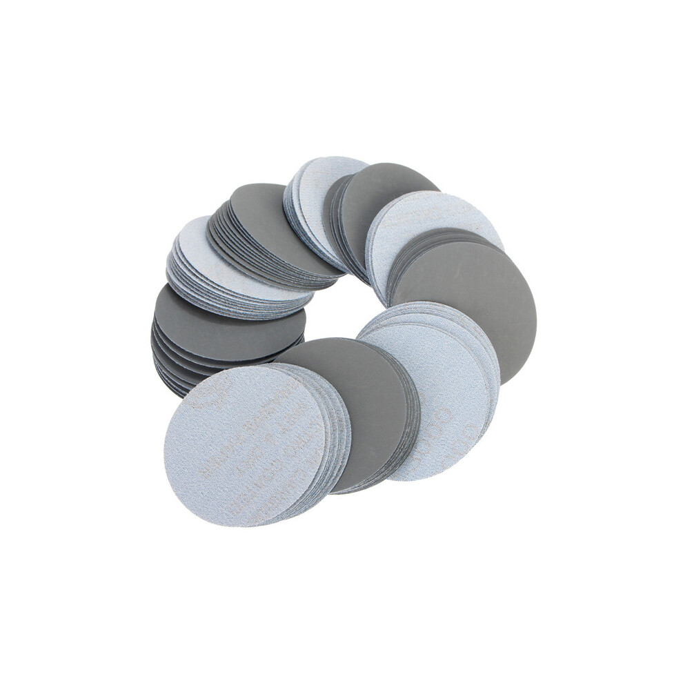 100Pcs 3 Inch 3000 Grit Sanding Discs Self Adhesive Mixed Grit Sanding Polishing Sandpaper 8022075090696