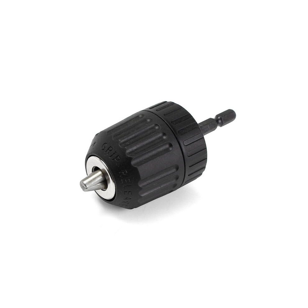 0.8-10Mm 3/8 Inch 24Unf Keyless Drill Chuck Converter 1/4 Inch Hex Shank Keyless Chuck Driver 600169650445