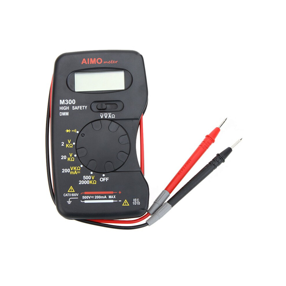Aimo M300 Mini Digital Lcd Multi Meters Dmm Meter Ammeter Ohm Meter Volt Meterr Resistance Tester 791177467887
