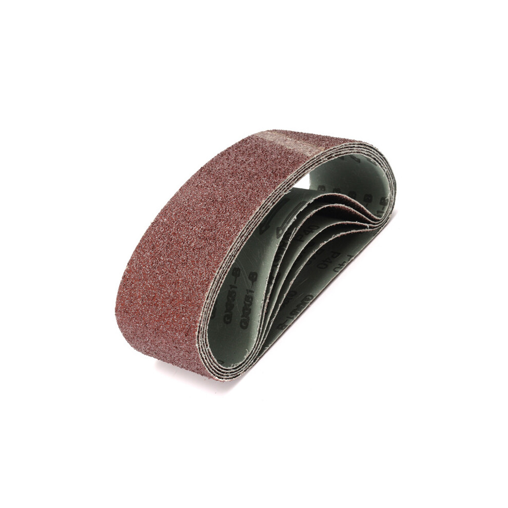 5Pcs 533X75mm 40 Grit Grinding Sanding Belt Abrasive Tool 782950674011