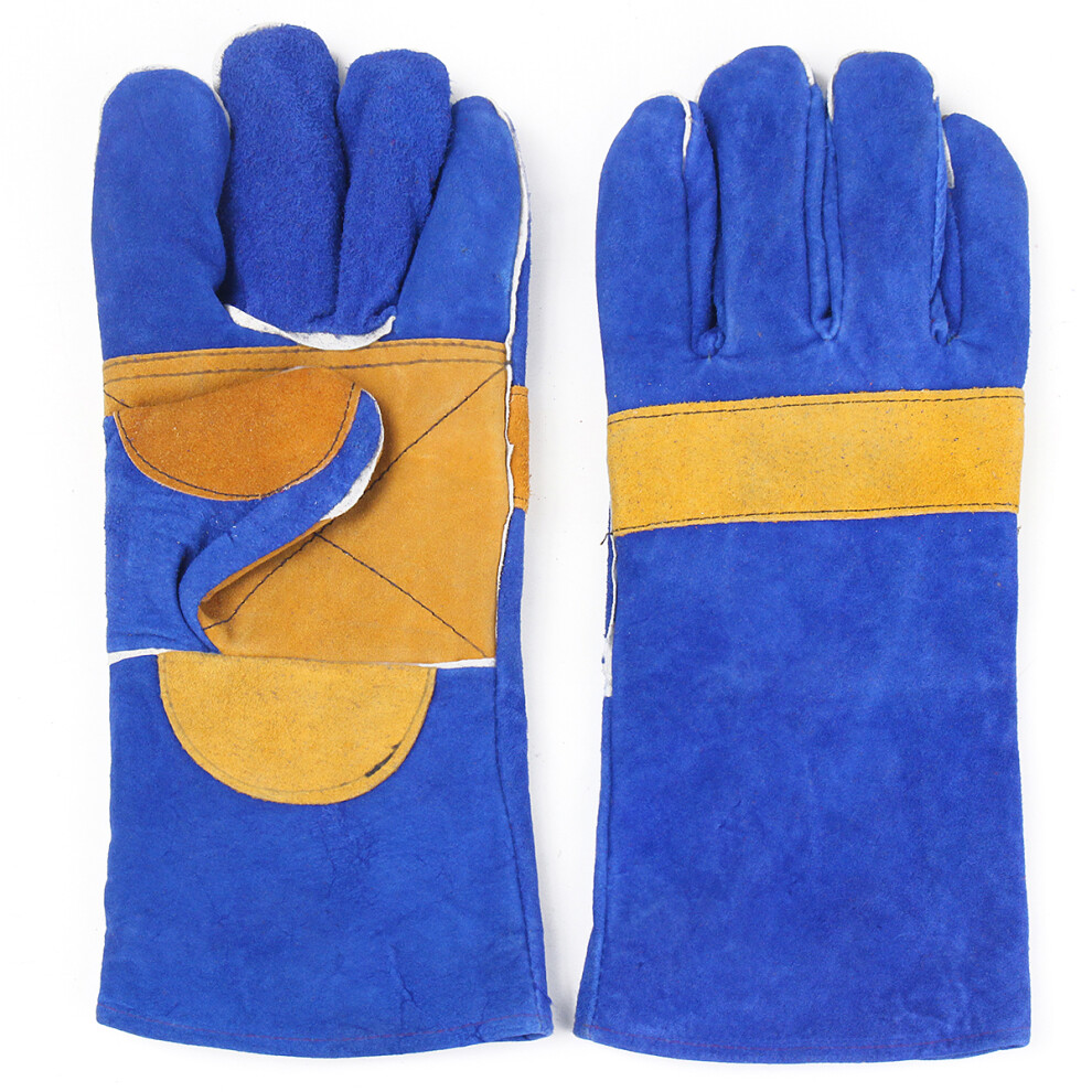Heavy Duty Welding Gloves Leather Cowhide Protect Welder Hands 2 Sizes 4744452010144