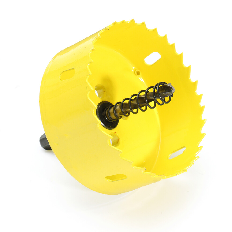 80Mm Bi Metal Hole Saw Holesaw Cutter Arbor Drill Bit Wood Plastic Kit 791177522166