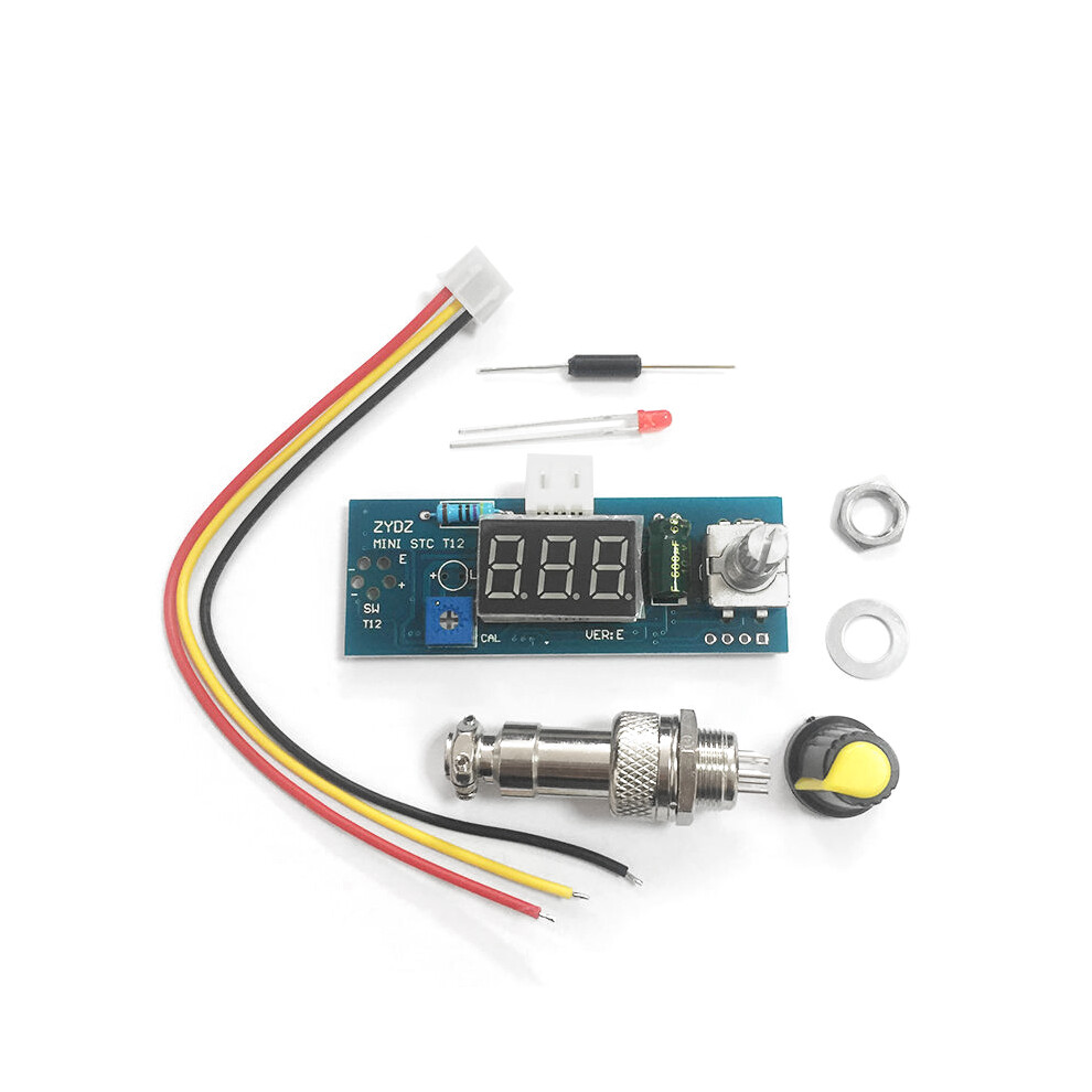 Stc T12 Diy Digital Soldering Iron Station Temperature Controller Board Kit For Hakko T12 T2 Handle 791177503172