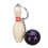 EDC Gadgets Keychain Mini Bowling Pin and Ball Keychain Key Ring Keyfob 2