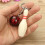 EDC Gadgets Keychain Mini Bowling Pin and Ball Keychain Key Ring Keyfob 9
