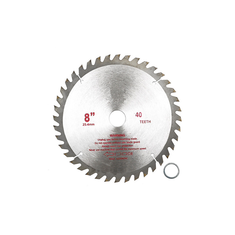 200Mmx25.4mm 40 Teeth Carbide Tip Saw Blade Woodworking Cutter 600182737970