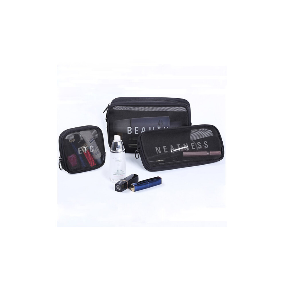 Honana HN-CB04 3PCS Travel Storage Bag Cosmetic Bags Digital Gadget USB Cable Organizer