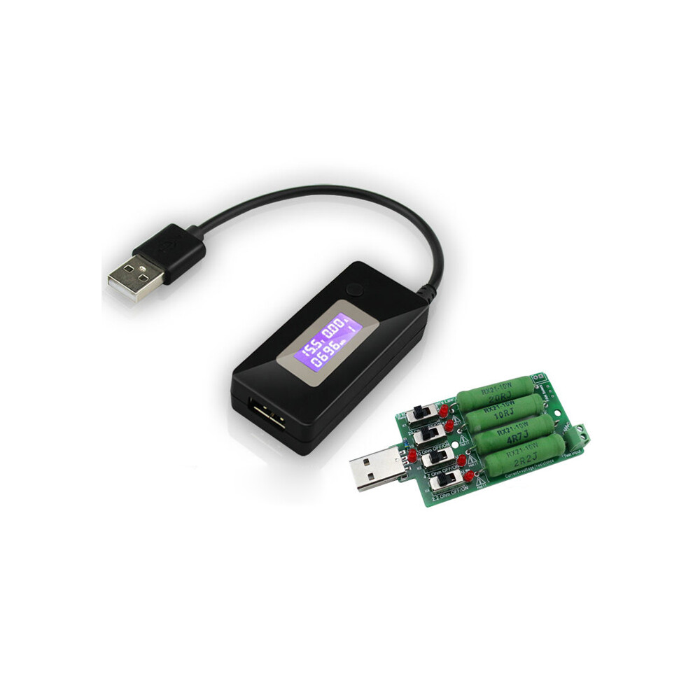 Usb Tester Dc Voltmeter Ammeter Voltage Current Meter Capacity Monitor Qc2.0 Quick Charger Detector 6901250548905