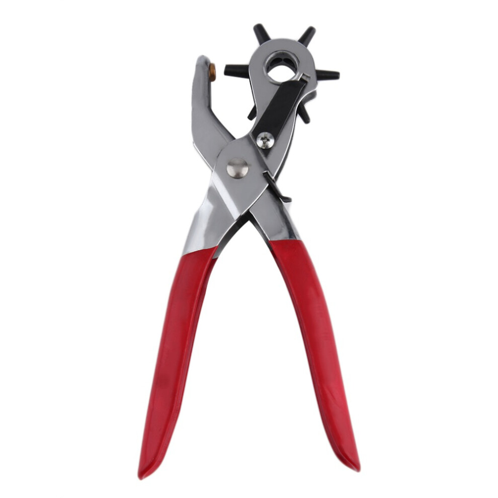 Honana Wx-B2 Multi-Function Portable Puncher Carbon Steel & Pvc Red Belt Hole Puncher 660198660648
