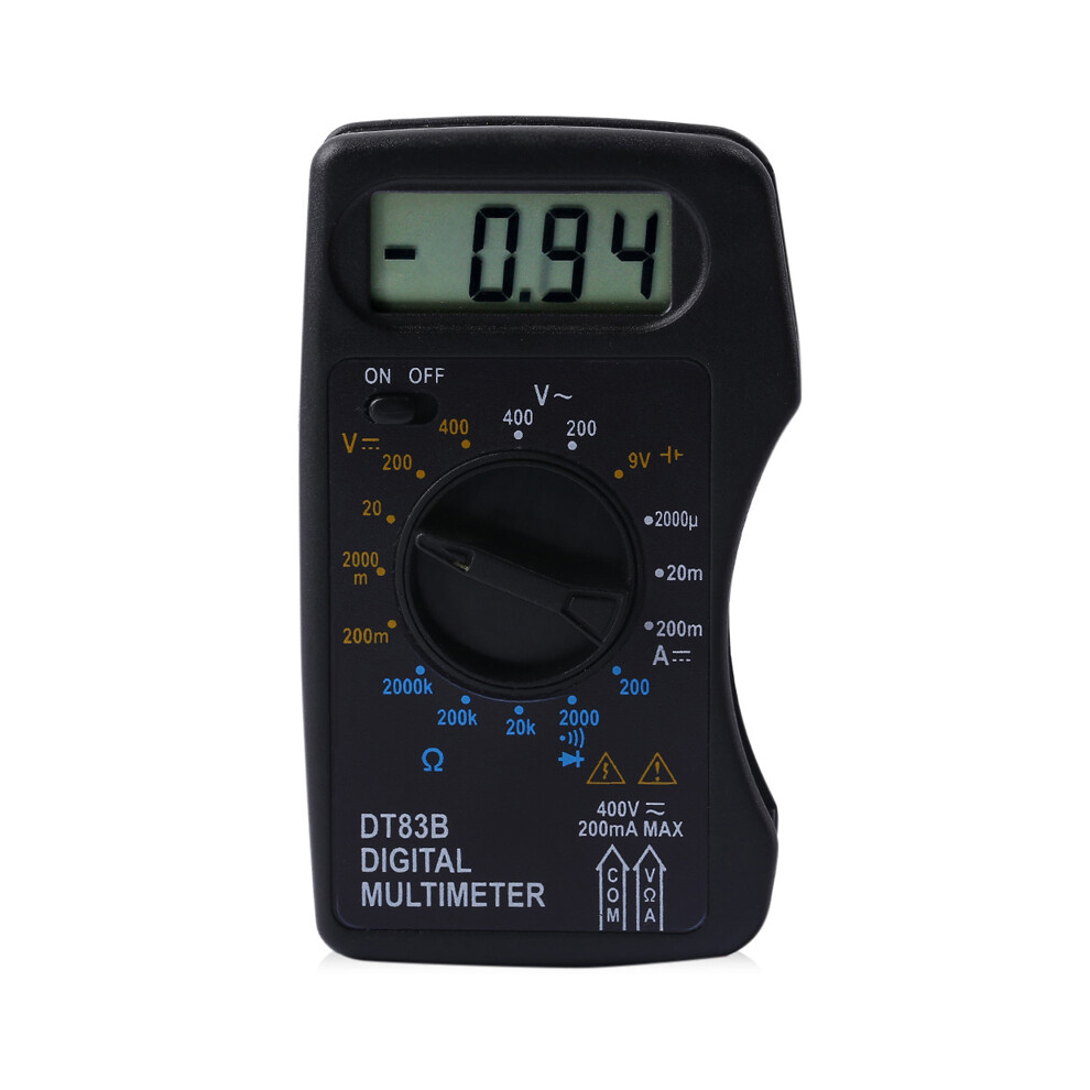 Whdz Dt83b Digital Multimeter Ac Dc Voltage Current Resistance Diode Tester 190268241144