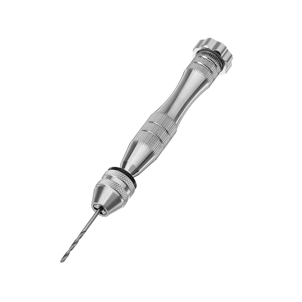 0.6-3.0Mm Mini Hand Drill With 10Pcs 0.8-3Mm Twist Drill Bits Set Wood Bodhi Plastic Drilling Tool 3574142661070