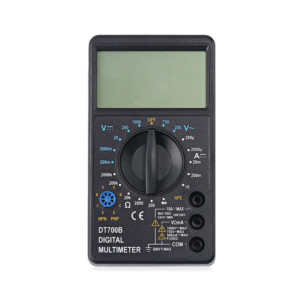 Professional Whdz Dt700b Digital Multimeter Ac Dc Voltmeter Dc Current Resistance Diode Tester Tool 791177468334