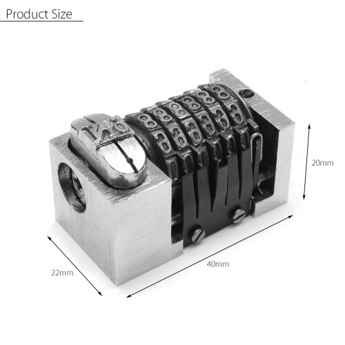 6 Digits Backward Letterpress Numbering Machine 1