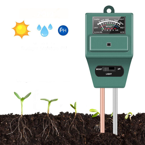 KCASA KC-SMT100 3 in 1 PH Sunlight Hydroponics Analyzer Smart Wood Soil ...