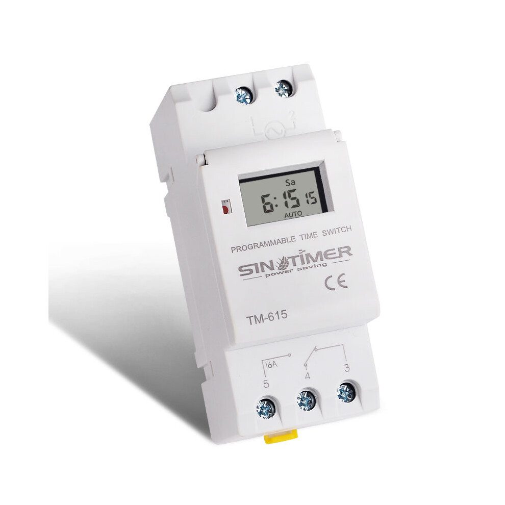 220V 110V 24V 12V Microcomputer Electronic Programmable Digital Timer Switch Time Relay Control 681542920515