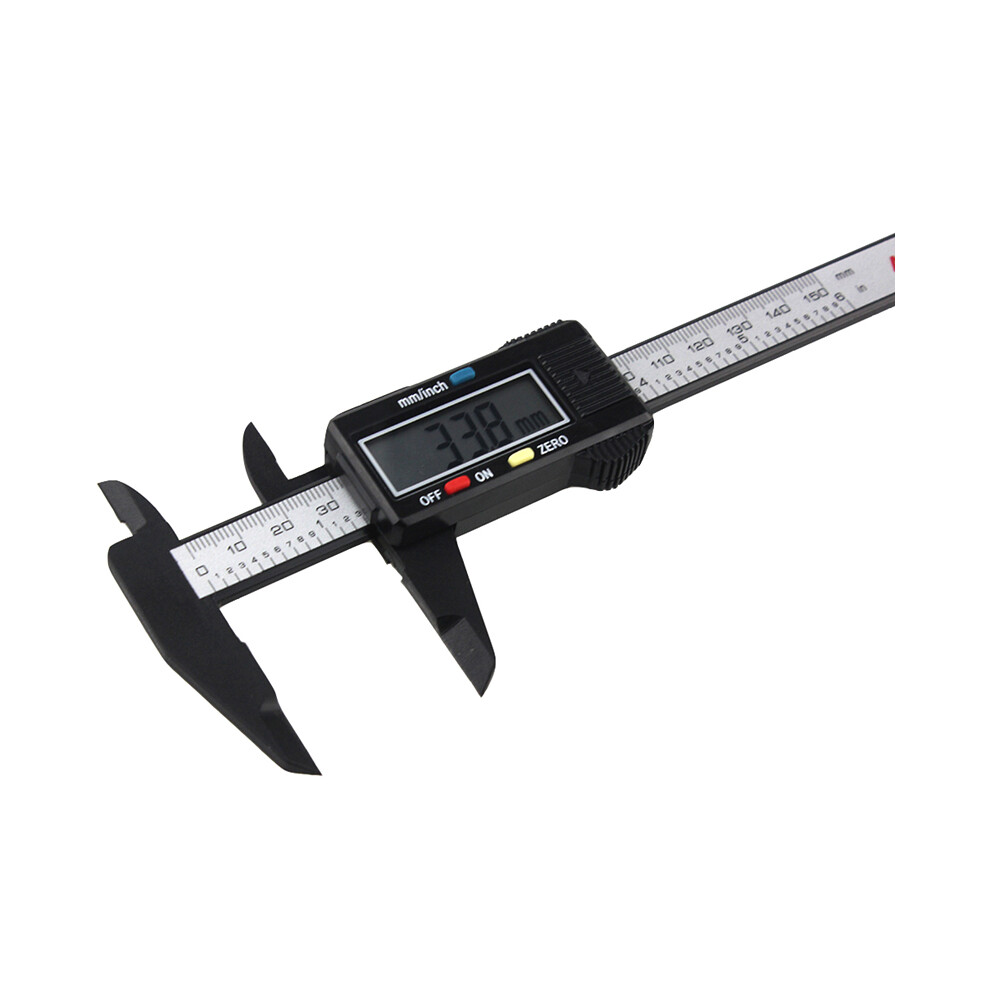 Aneng 150Mm 6Inch Lcd Digital Vernier Caliper Electronic Micrometer Carbon Fiber 681543157910
