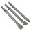 3 Pcs 7'' Length Air Hammers Punch Chipping Chisel Set Round Bar Tool Accessory 4