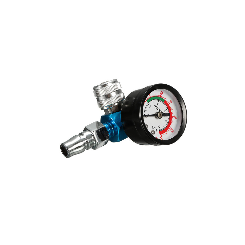 Air Pressure Regulator Air Regulating Valve Tail Pressure Gauge For Spray Gun 682556699626