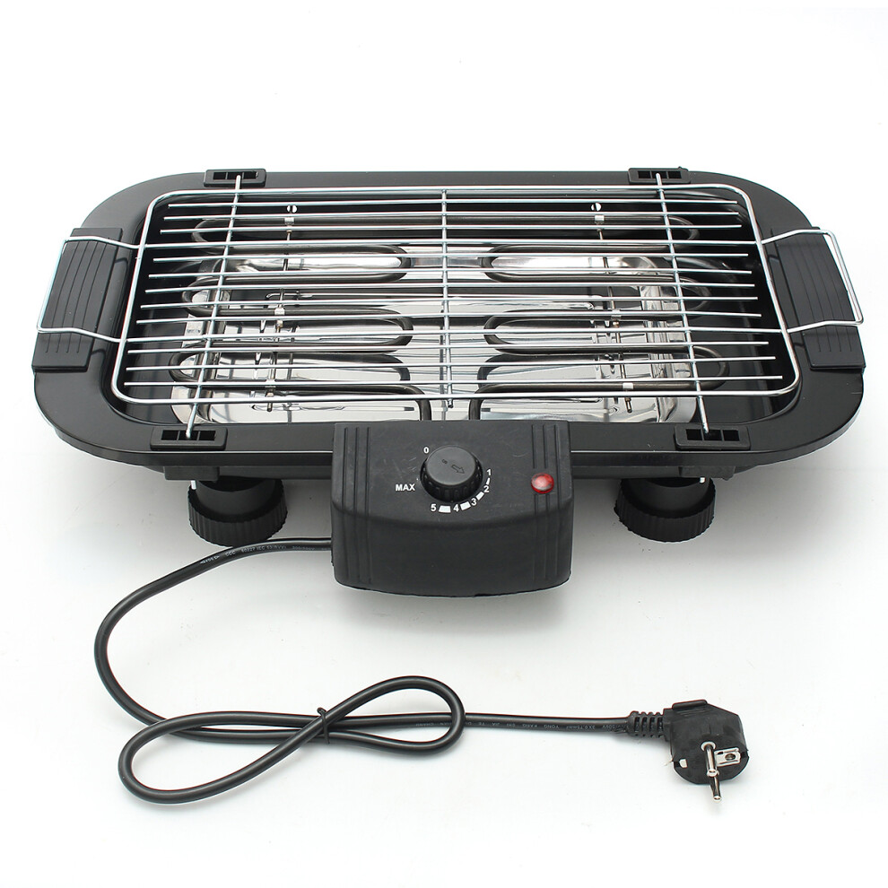 Smokeless BBQ Grill Non Stick Electric BBQ Teppanyaki Barbeque Grill Table Top Griddle