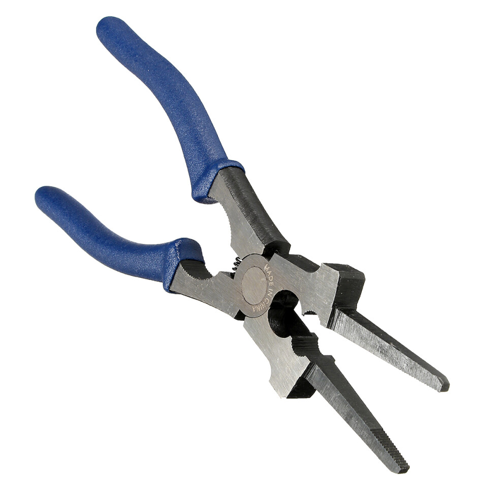 Multipurpose Flat Mouth Mig Welding Plier Tool Spring Loaded Insulated Handle 791177489933