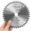 165mm Circular Saw Blade 40 Teeth Cutting Disc with Reduction Ring 5