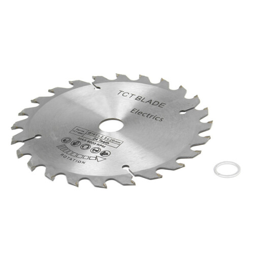 165mm 24 Teeth Saw Blade HSS 20mm Bore Cutting Disc 2