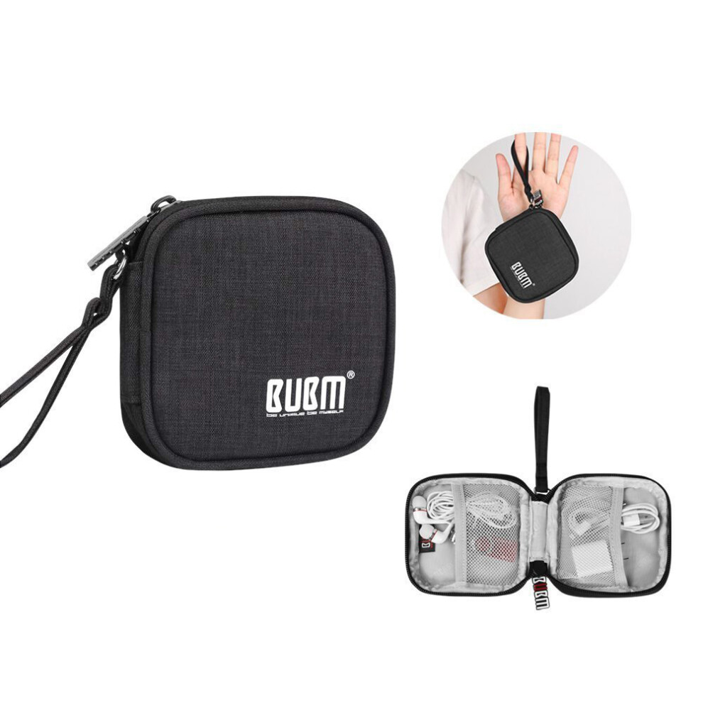 Bubm Travel Carrying Case For Small Electronics And Accessories Earphone Earbuds Cable Change Purse 6900225262808