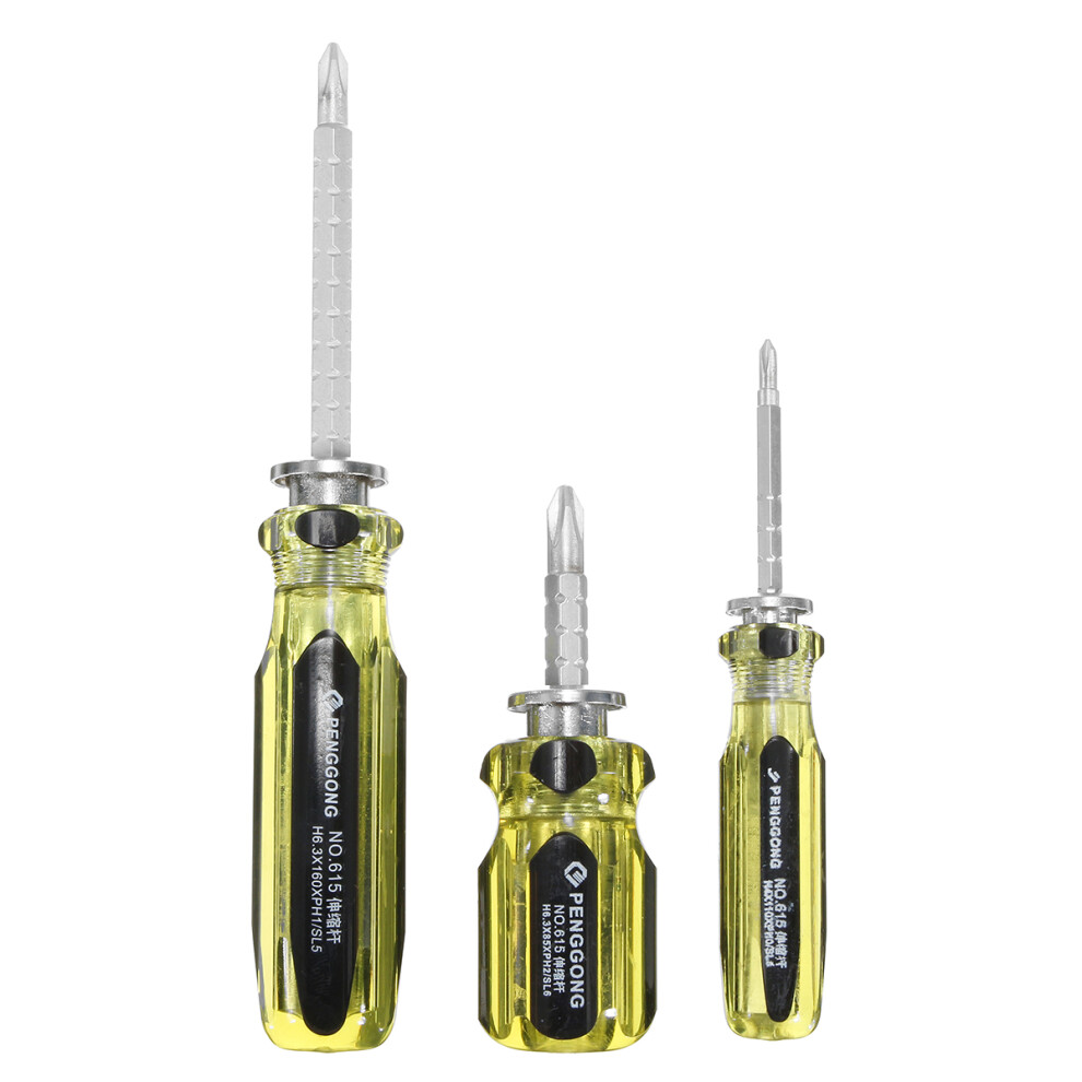 Penggong 615 4Pcs Telescopic Screwdrivers Set Dual Purposed Nut Driver Repair Tools 6908234602646