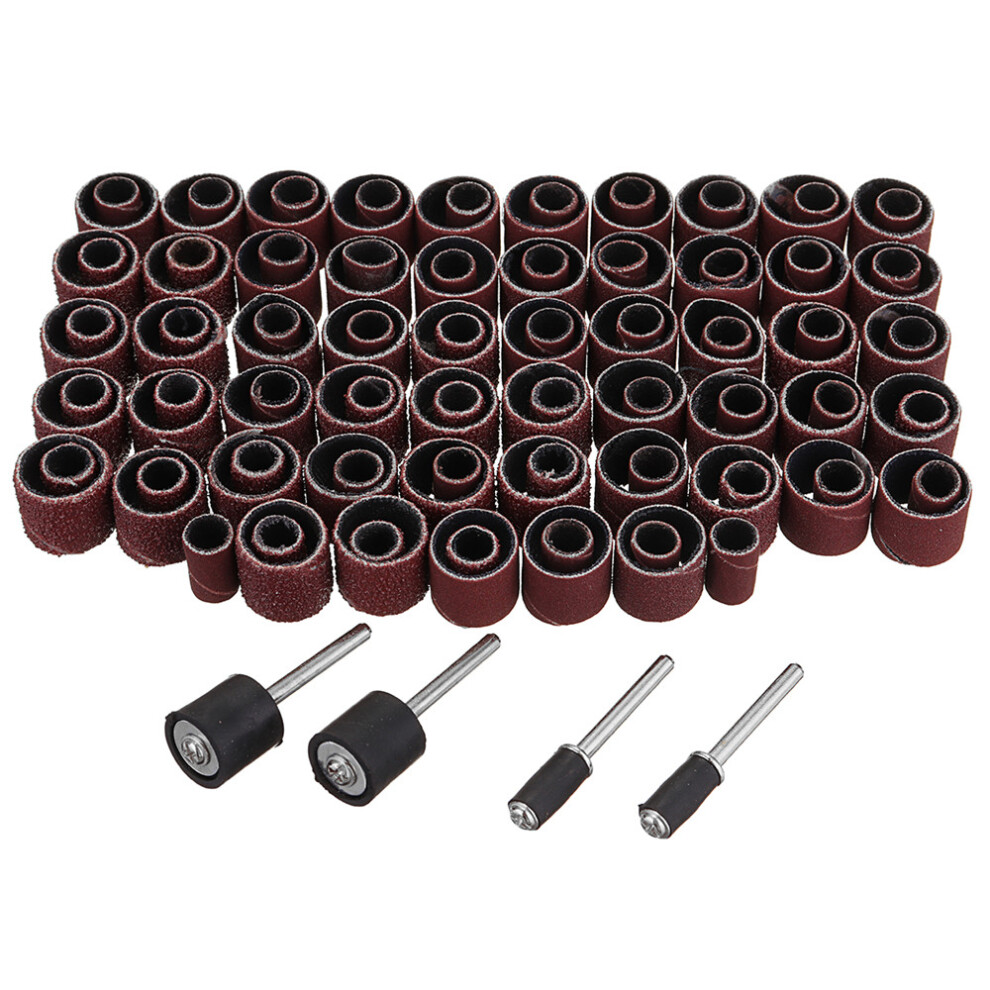 115Pcs 60 120 320 Grit Sanding Band Sanding Drum Sleeve Set Abrasive Tools 702382468804