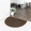 Pineapple & Square Version Special Dust Floor Mat Coffee and Gray Carpet 3