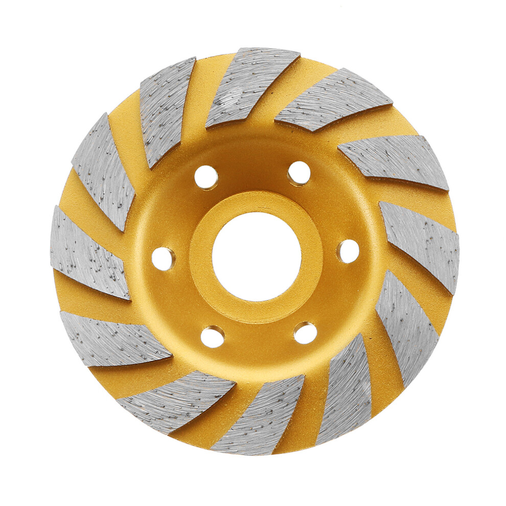 Drillpro 100X22.23mm Diamond Saw Blade Gold Grinding Wheel For Cutting Concrete Granite 791363701719