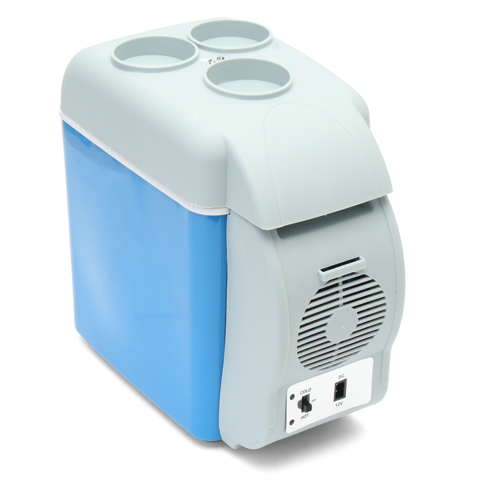Portable Mini Car Fridge Freezer Cooler / Warmer 12V Portable Fridge Refrigerator 7.5L 654936291775