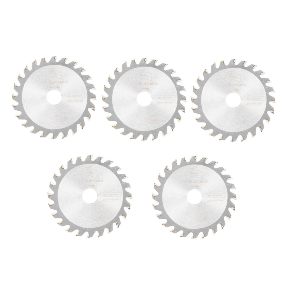 Drillpro 5Pcs 85Mm Saw Blade 24 Teeth 15Mm Bore Circular Cutting Disc Woodworking Tool 6253368637874