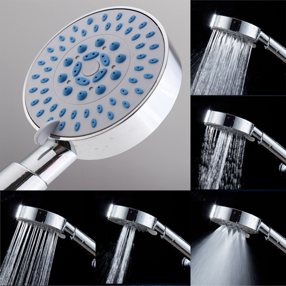 Handheld 5 Modes Adjustable Shower Head And Shower Holder Hose Spa Pressurize Filtered Bathroom Show 825450334198