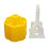 Floor Tile Leveling System 50 Caps and 100 Tile Spacers Plastic Flooring Tool Kits 2