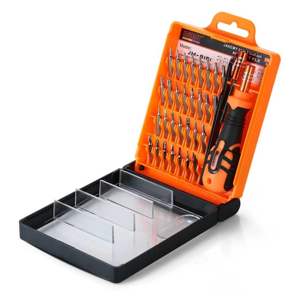 Jakemy Jm-8101 33 In 1 Precision Magnetic Screwdriver Screwdriver Bits Repair Tool Kit 190268020671