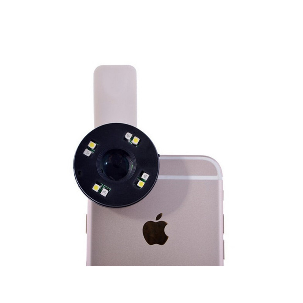 68X Mobile Phone General Clip Microscope Magnifier Magnifying Glass LED Tools Magnification Camera