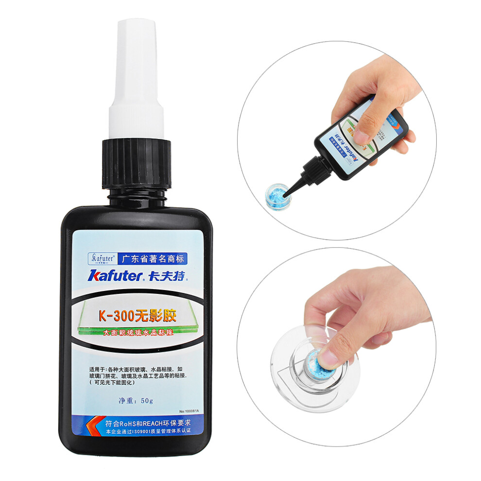 Kafuter K-300 50Ml Multifunction Uv Glue Curing Laser Adhesive Large Area Glass Bonding Glue 791177477237