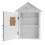 Wooden Storage Box Rack Cabinet Keys Security Case Shabby Chic Lighthouse Wall Mounted Holder 6
