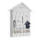 Wooden Storage Box Rack Cabinet Keys Security Case Shabby Chic Lighthouse Wall Mounted Holder 4