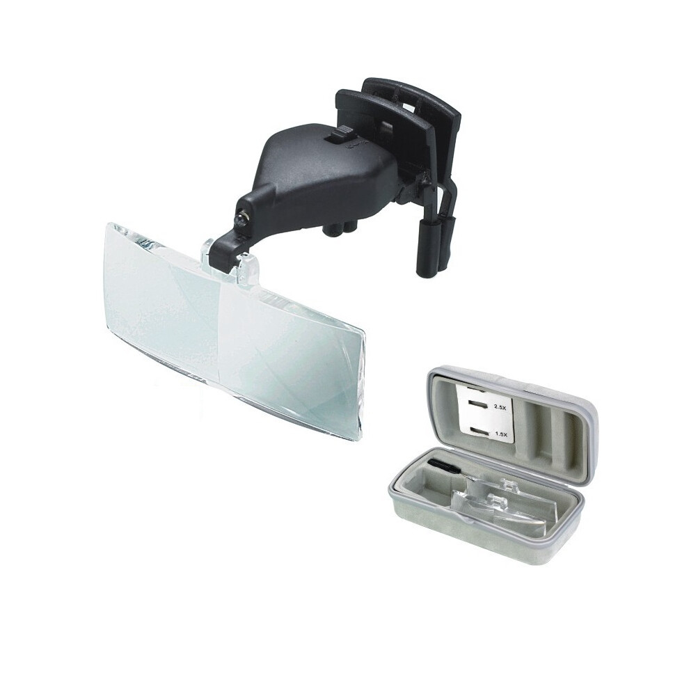 Light Mg19157-2 1.5X 2.5X 3.5X Glasses Clip Magnifier With Multiple Lenses Replaceable