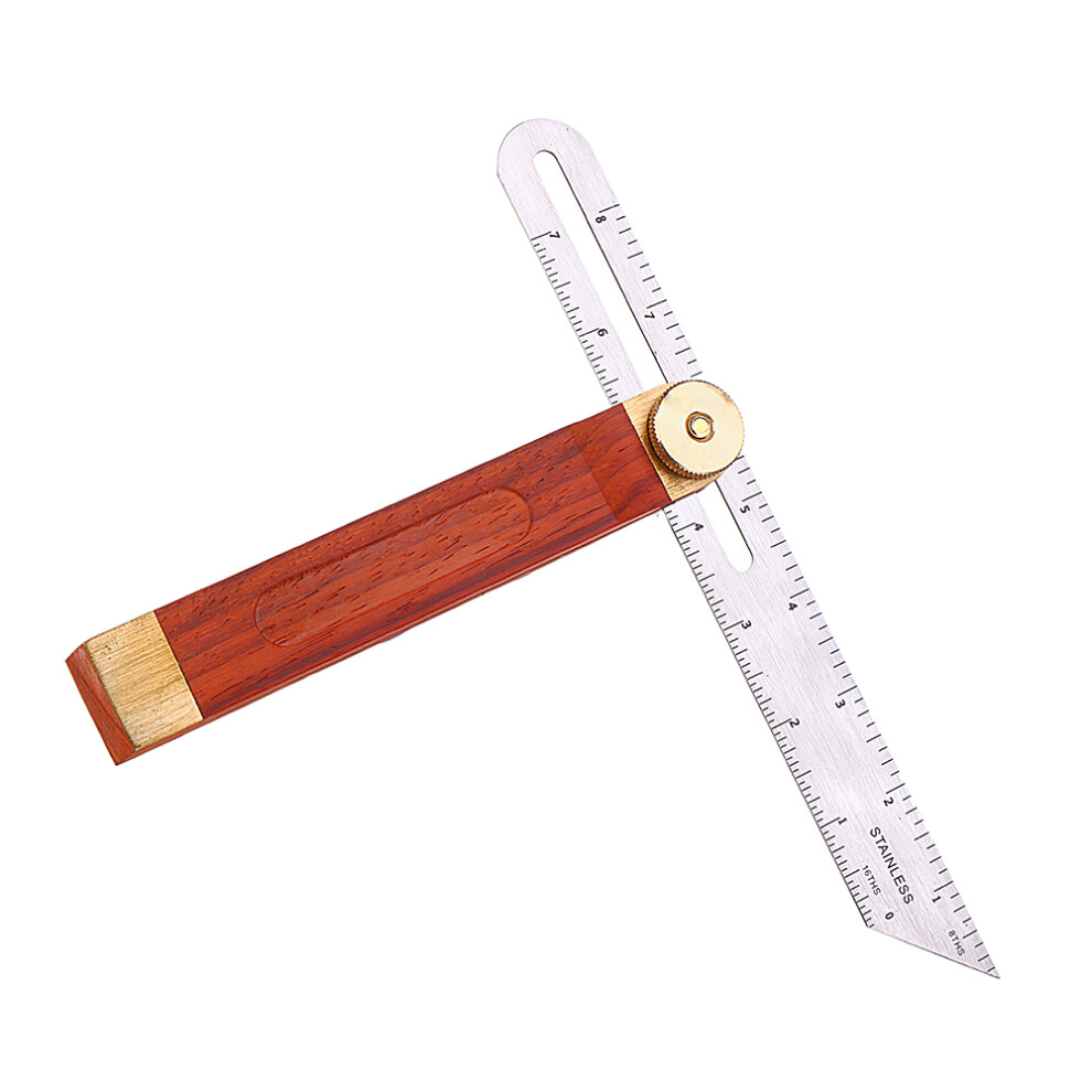 Drillpro 9 Inch Hardwood Adjustable Sliding Bevel Brass Fittings Gauge Angle Finder Woodworking Tool 6906136606243