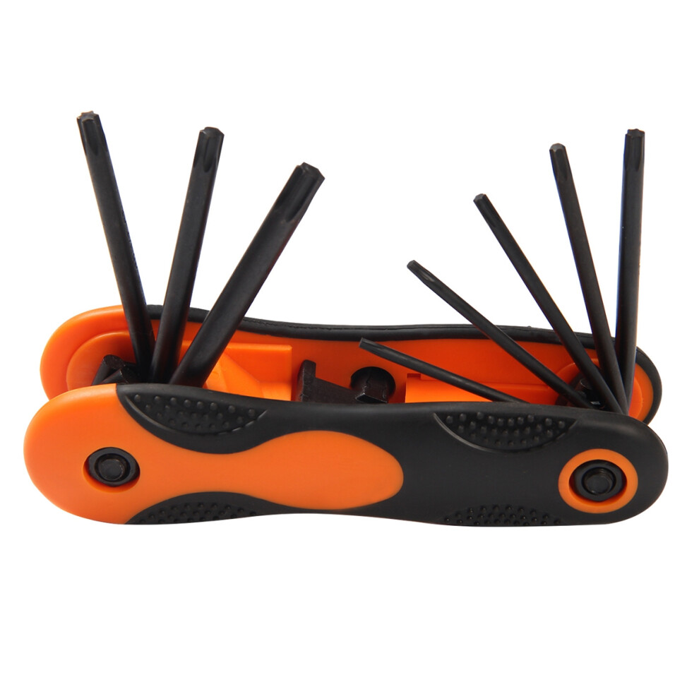 Kseibi Cr-V Folding Screwdriver Set Metric Hexagon Screwdriver Wrench Bicycle Repair Tool 6906136947063