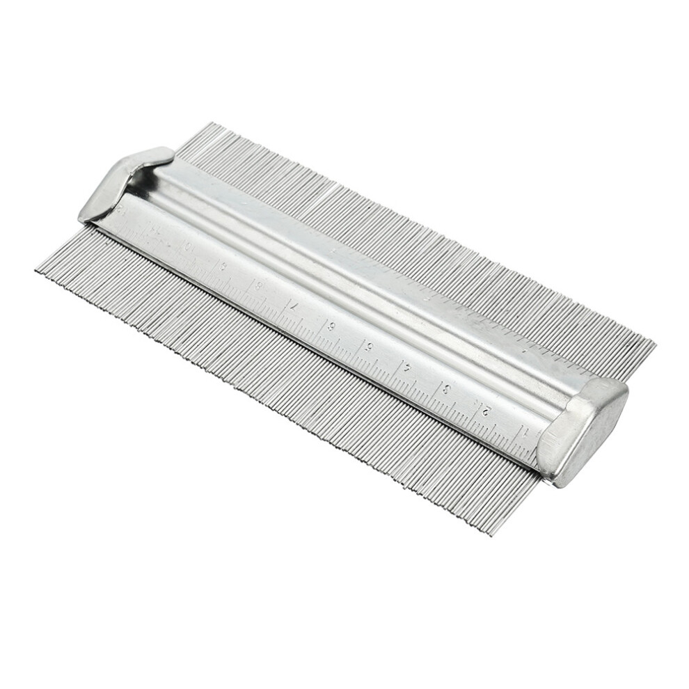 125Mm Contour Gauge Stainless Steel Tile Laminate Tiles Woodworking Tools Contour Profile Gauge 787821321414